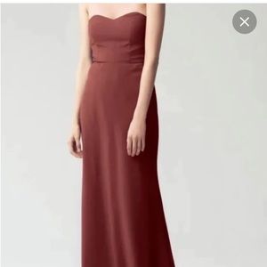 NWT - Jenny Yoo Kylie Bridesmaid Dress. cinnamon Rose color - size 6